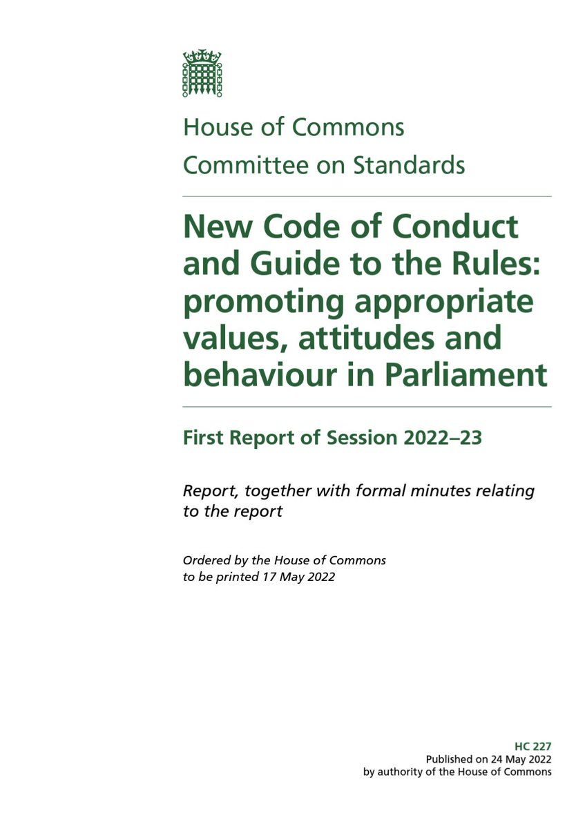 EinsteinsAttic's tweet photo. And the #CommitteeOfPrivileges is separate from the #CommitteeOnStandards, @HoCStandards, which just proposed a new #CodeOfConduct for #MembersOfParliament - as distinct from the #MinisterialCode, for Government Ministers...
https://t.co/vvuHpiZL0y https://t.co/DwxD7TXoLb