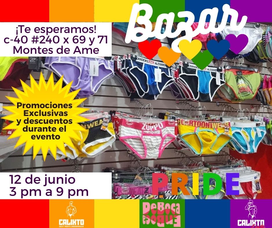 men_calixto's tweet photo. Te esperamos con grandes descuentos en nuestros productos erotic. @debocaenboca.mid_bazar Calle 40 #240 x 69 y 71 Montes de Ame de 3 pm a 9 pm. ¡Te esperamos! #pride #sexshop #calixto https://t.co/tgfxiDoBkg