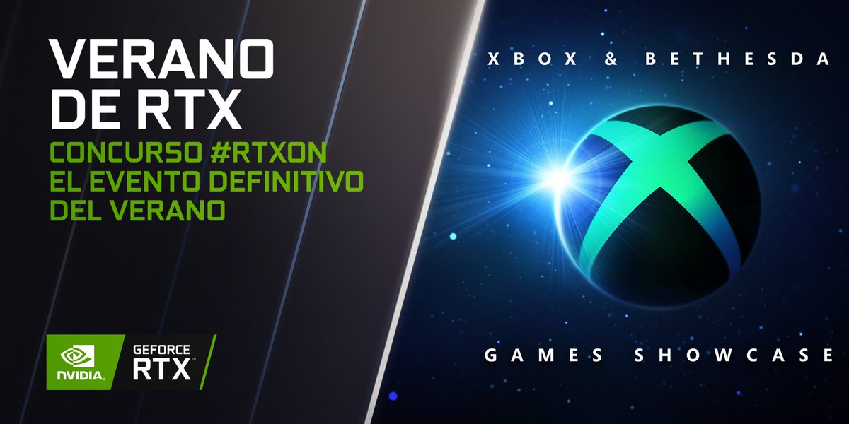 NVIDIAGeForceLA's tweet photo. ¡Únete a nosotros mañana mientras sintonizamos el Showcase de #XboxBethesda!
 
Deja un comentario y cuéntanos qué es lo que más te emociona ver 👀
 
¡No olvides dar  Me gusta + RT + etiquetar para participar en nuestro sorteo #RTXOn! https://t.co/EMDUqtK1et