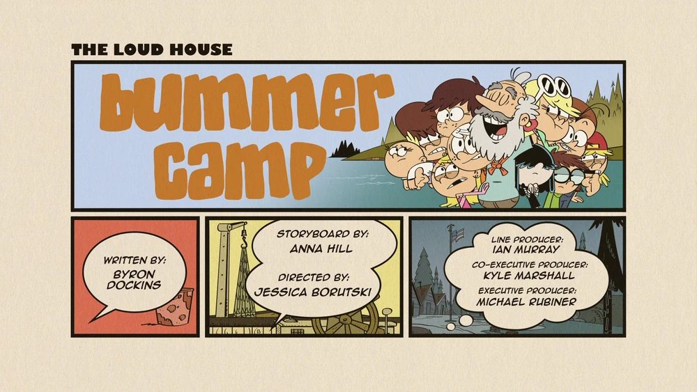 Trijosh1's tweet photo. Wow, that was a heartwarming episode. The siblings trying their best to help Leonard to deal with camping. And whether he's at camp or sea, the kids still don't want to be separated. Great episode. 9/10 #TheLoudHouse #LoudHouse #TLH #BummerCamp https://t.co/hrPIEj8r57