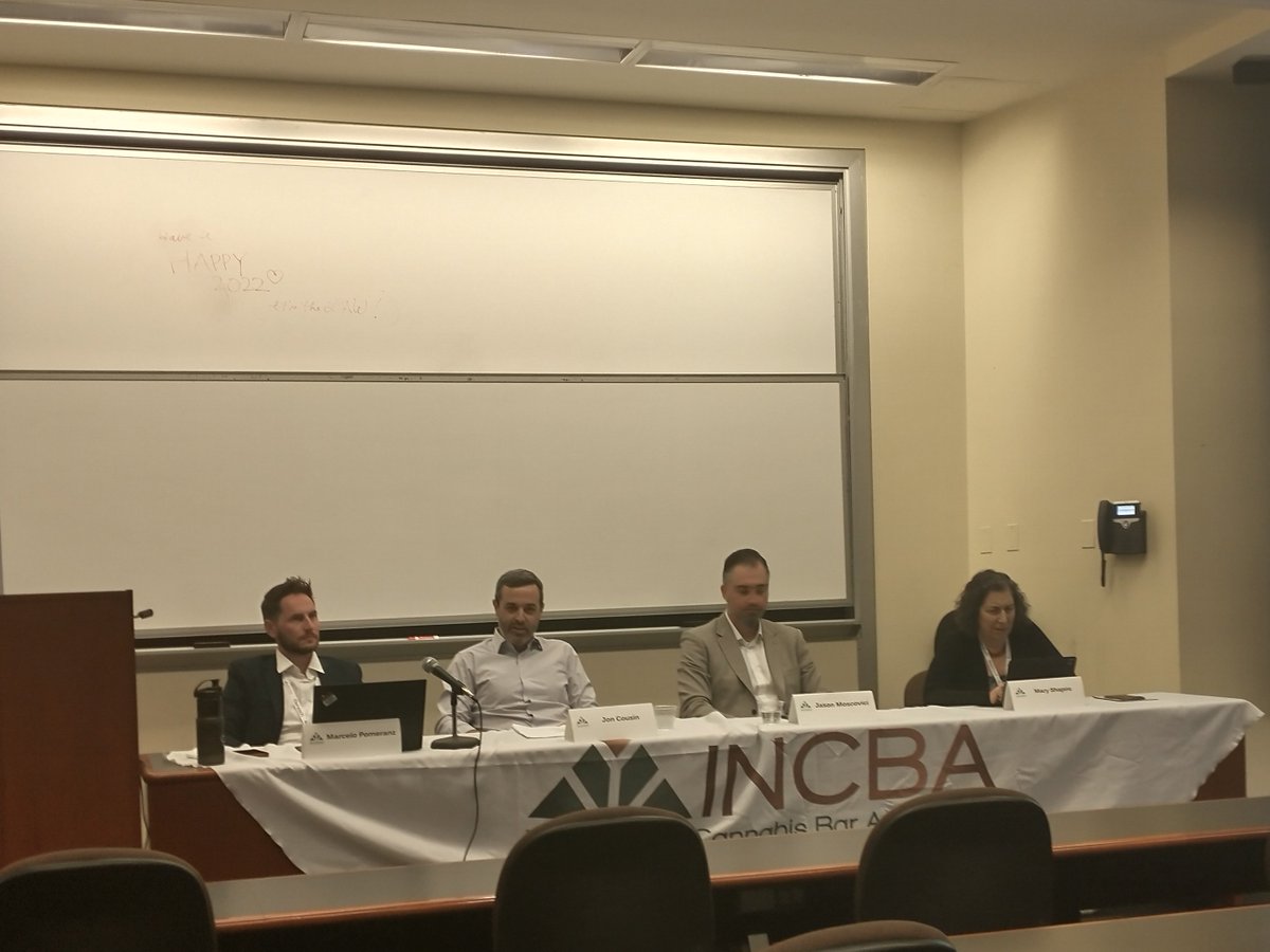 TudorsAndTMs's tweet photo. Cannabis IP Portfolios: diligence before you buy is starting!
Dr. Marcelo Pomeranz (Cooley) is moderating, with Dr. Jon Cousin (also Cooley), Jason Moscovici (ROBIC), and Mary Shapiro (Evoke Law). #cli2022 https://t.co/eePix7T4uH