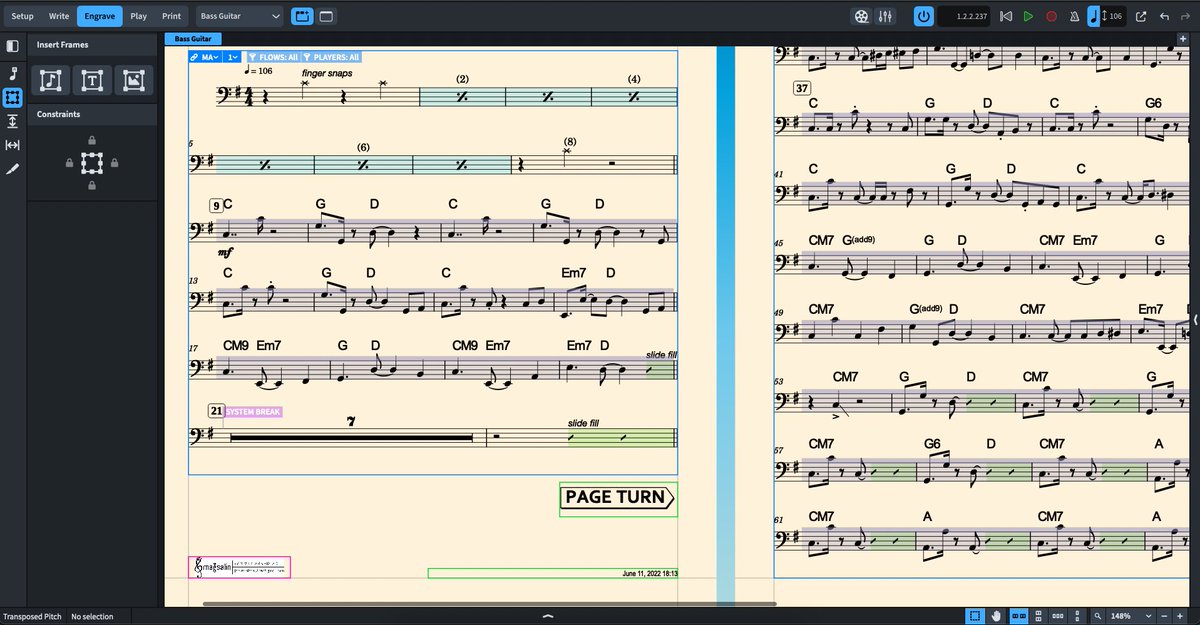 jcmagsalinmusic's tweet photo. With @doricoofficial βs engrave mode, it's easy to resize music frames and move measures around to accommodate page turns. :)
#MadewithDorico #musicprep #jcmmusicsolutions #jcmagsalinmusicsolutions https://t.co/rLT5UQidTY