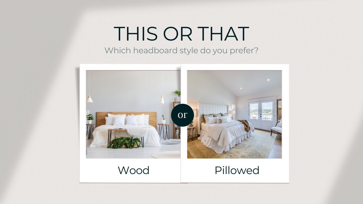 Which style headboard do you prefer, soft and pillowed or wooden contemporary? Let us know in the comments.