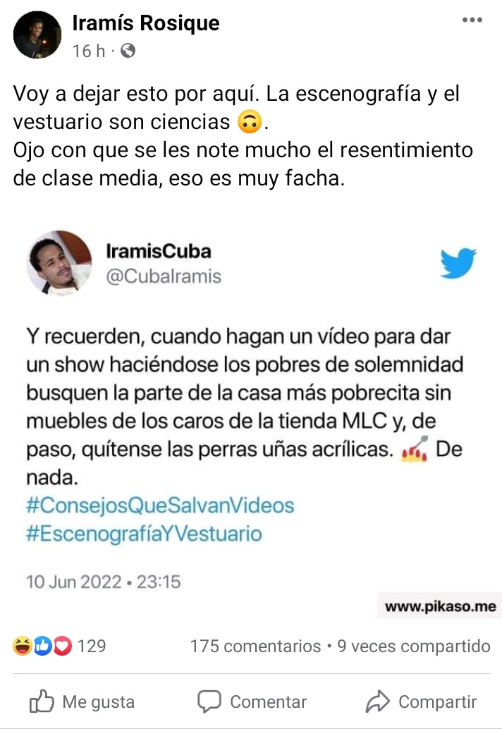 nxobts's tweet photo. Este es @CubaIramis un sapingo escalador que le encanta la nutella y no ha pasado ni un trabajo en su vida y sin embargo se dedica a desacreditar el sentir de una madre.
Vergüenza siento de que seas Cubano 
#comunistacomenutella
#clasecomepinga
#conmimuelallegarelejos https://t.co/f6R3yUFW3D