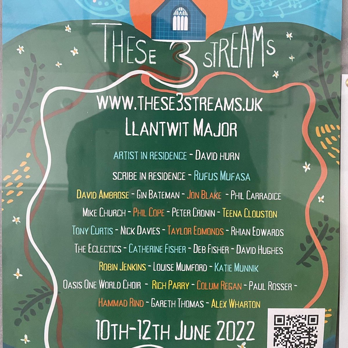 Diolch @CynefinCelfCIC for inviting me to your Arts Festival. A gorgeous little venue, with a fantastic and full audience. Congratulations George Kingston for winning the Poetry Competition. Stay inspired all, Best wishes.