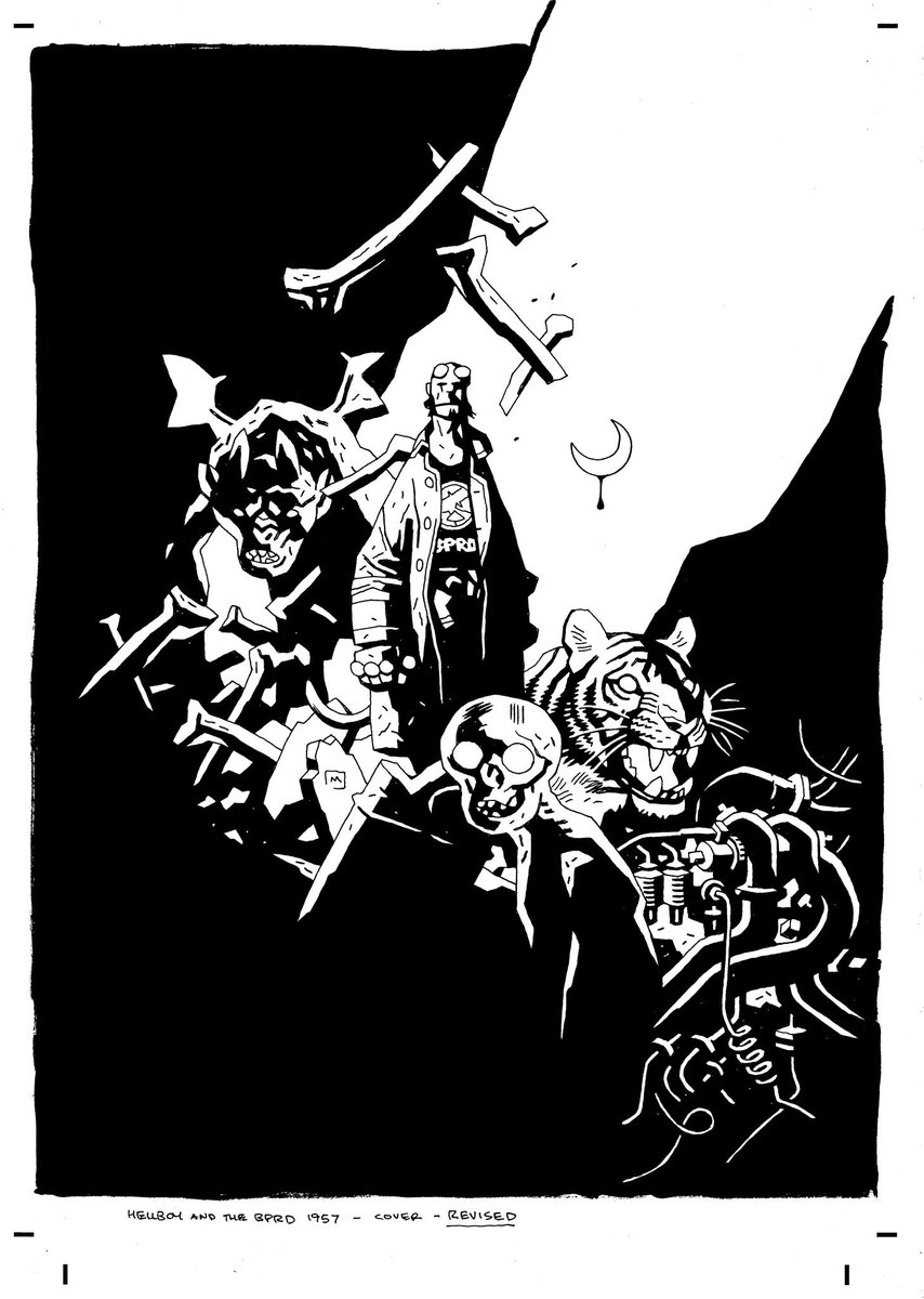 Another new book announced today--HELLBOY AND THE BPRD 1957 