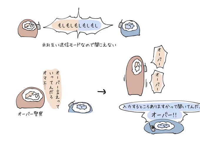 #い・らくすと 伸び縮みする二人 