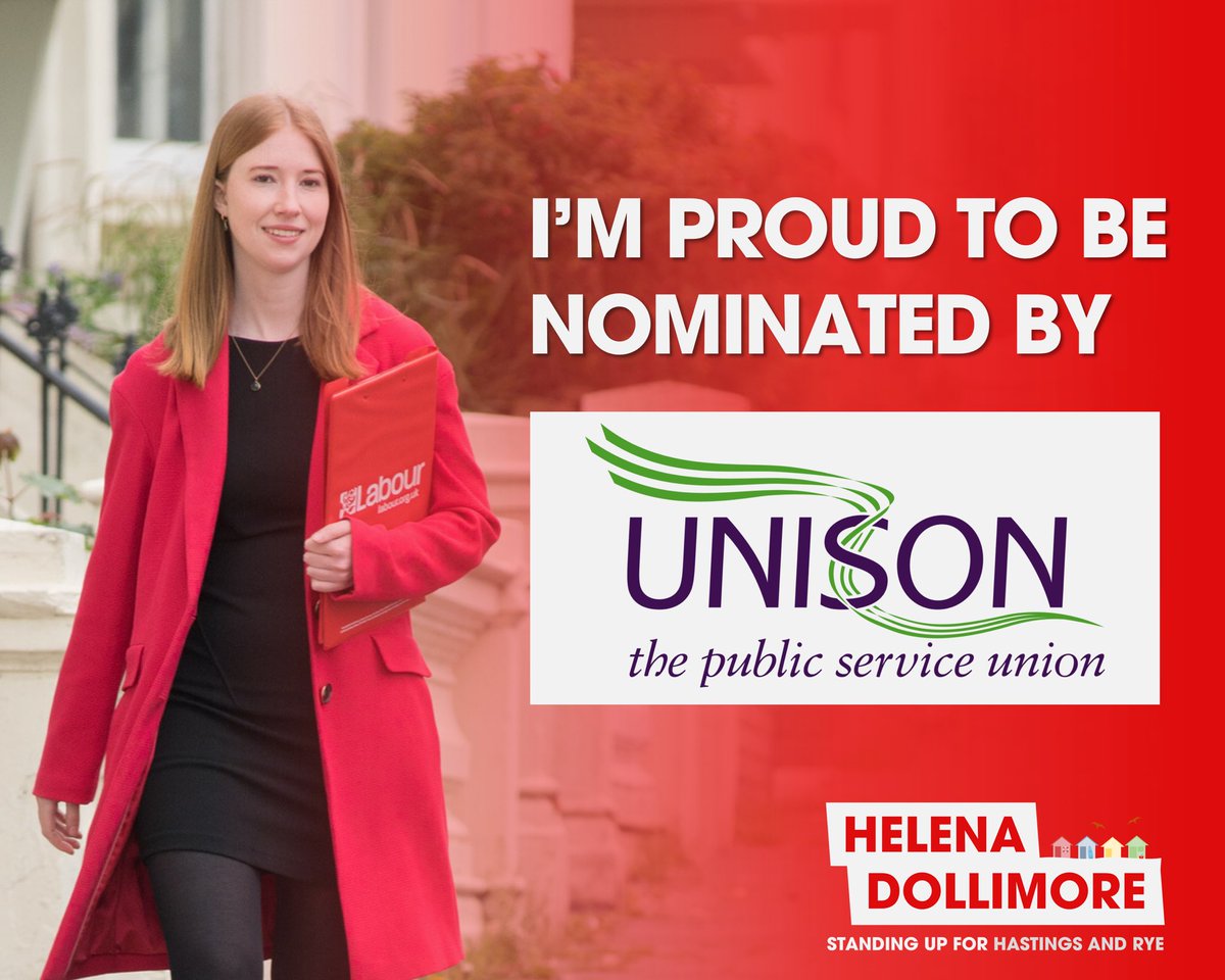 helenadollimore's tweet photo. I’m proud to be nominated by @unisontheunion 

@UNISONSE members in Hastings &amp; Rye kept our country going while others partied. 

Clapping doesn’t pay bills - it’s time to give workers the pay rise they deserve as we face the worst #CostOfLivingCrisis in decades

#PutNHSPayRight https://t.co/m7HNvYm2ED