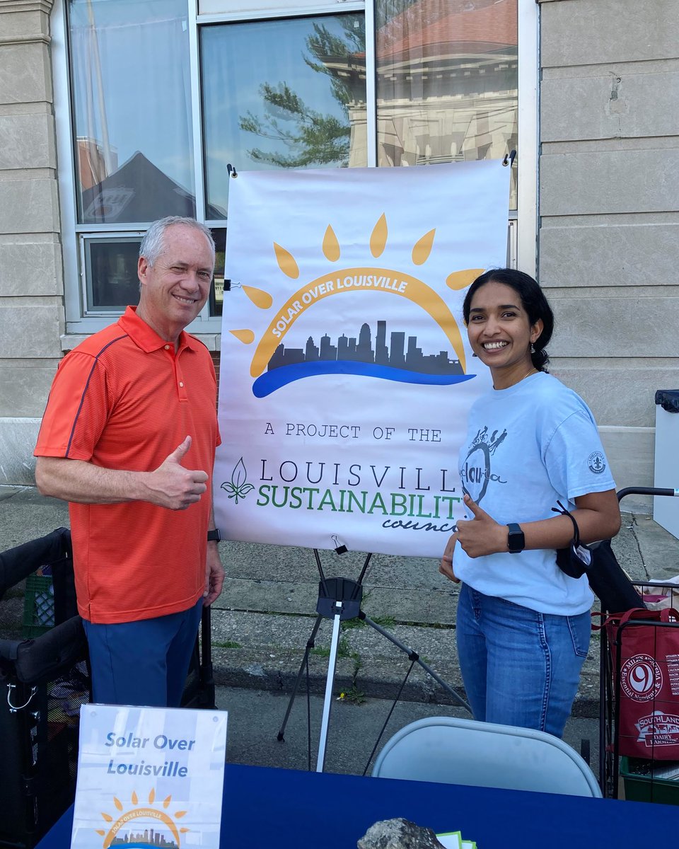 SolarizeLou's tweet image. Join @louisvillemayor and #SolarOverLouisville at the @LFPL Western Branch Block Party! Did you know 960+ have signed up to express interest in going solar? Help us get to 1000! Learn more and sign up at 100PercentLou.com/2040.