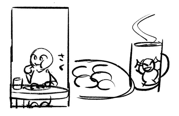 ラフと完成ページの比較
あんまり進捗とか載せるのは良くないって聞くけど、最後に絵のっけてからすごい時間経ってるからちゃんと絵描いてるよ!ってアピールだけでも…へへ(姑息) 