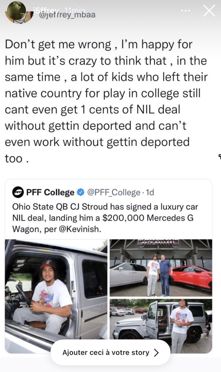 AhoJunior's tweet photo. We ( international student athletes)do the same practices, same workouts, same homework’s but need to hustle for the money like we were doing nothing! Shit ridiculous for real! https://t.co/sVB2KTQVWS