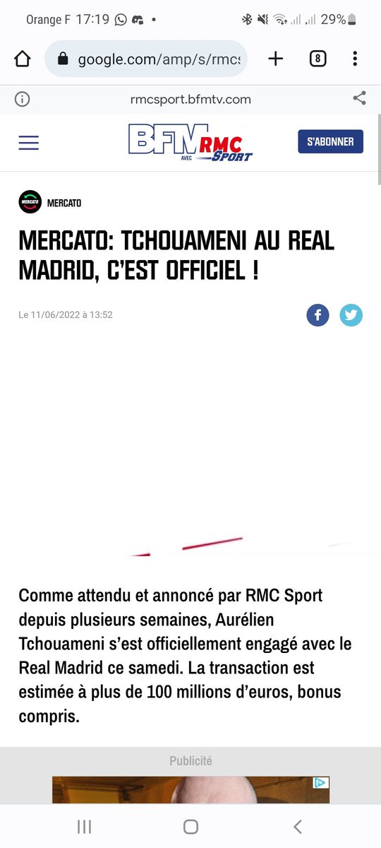 TopCreditsFuT's tweet photo. Concours Express 🤗

Aurelien Tchouameni 🇫🇷 signe au Réal Madrid 🇪🇸 

Participe pour gagner chacune des cartes de Tchouameni dans ton club sur PS ou XBOX (valeur de 750k sur PS) 

Pour participer

- Follow @TopCreditsFuT 
- Follow @FutixxAR 
- RT ce tweet 😉

TAS Lundi 13 juin https://t.co/GRWgfw0WPV
