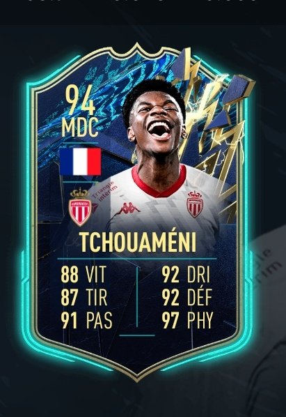 TopCreditsFuT's tweet photo. Concours Express 🤗

Aurelien Tchouameni 🇫🇷 signe au Réal Madrid 🇪🇸 

Participe pour gagner chacune des cartes de Tchouameni dans ton club sur PS ou XBOX (valeur de 750k sur PS) 

Pour participer

- Follow @TopCreditsFuT 
- Follow @FutixxAR 
- RT ce tweet 😉

TAS Lundi 13 juin https://t.co/GRWgfw0WPV