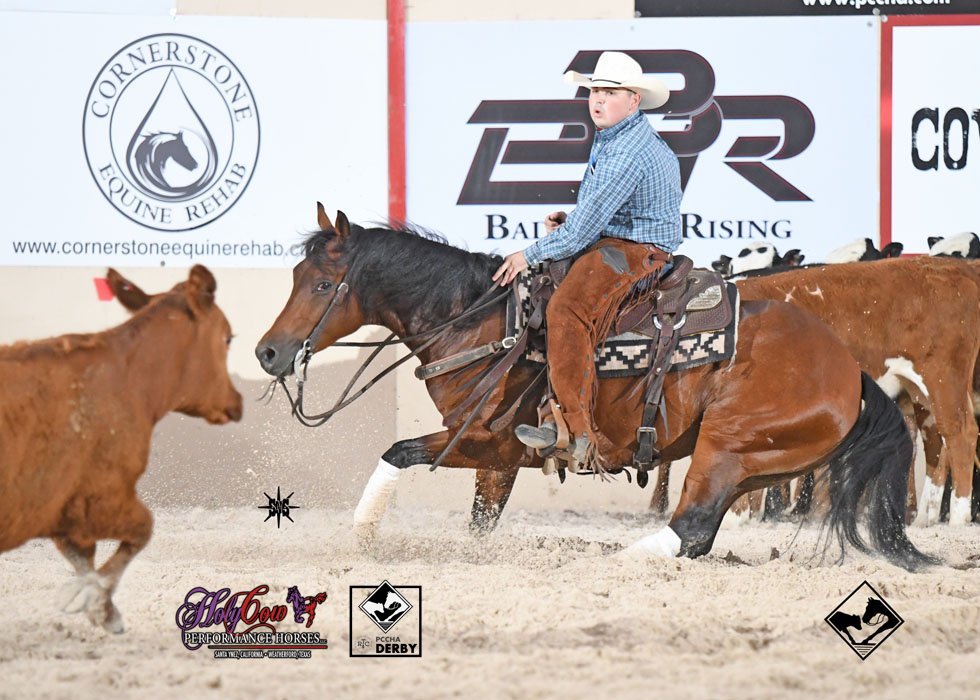 PHorseCentral's tweet photo. The 2022 #PCCHA #ReyzinTheCash Derby Limited Open Classic Champion was Colt Moore who scored a 219 on Specialkat (Kit Kat Sugar x Star Of The Flo) owned by Joseph Jingoli Jr collecting the winners check for $1,234.80. Thanks to #scootemnshootemphotgraphy #holycowperformancehorses https://t.co/IBEVbdK5sp