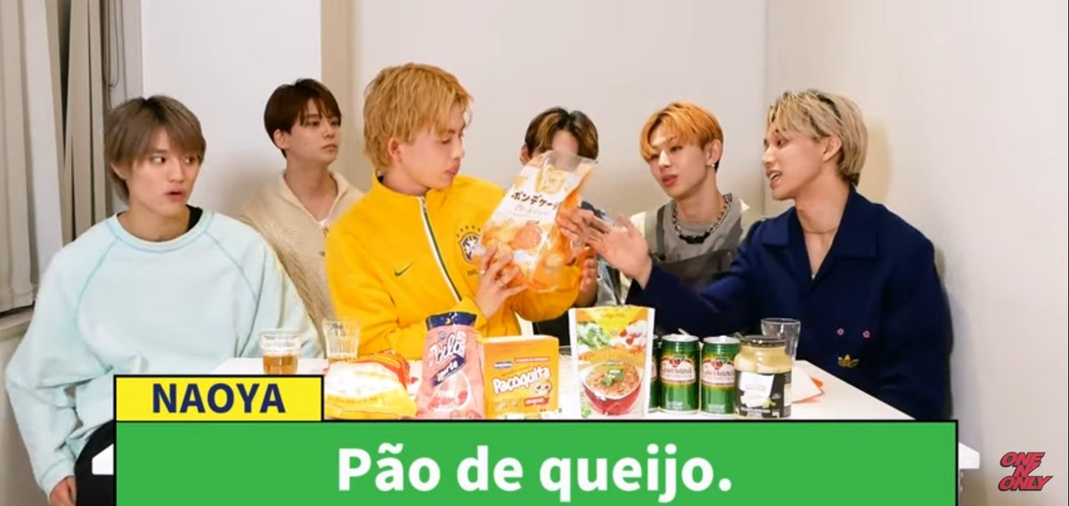 📰| Hoje o grupo One n Only lançou em seu canal oficial a parte 1 de um vídeo em que os membros experimentam comidas típicas brasileiras, como feijão, pão de queijo, biscoito de pouvinho e até o guaraná.
