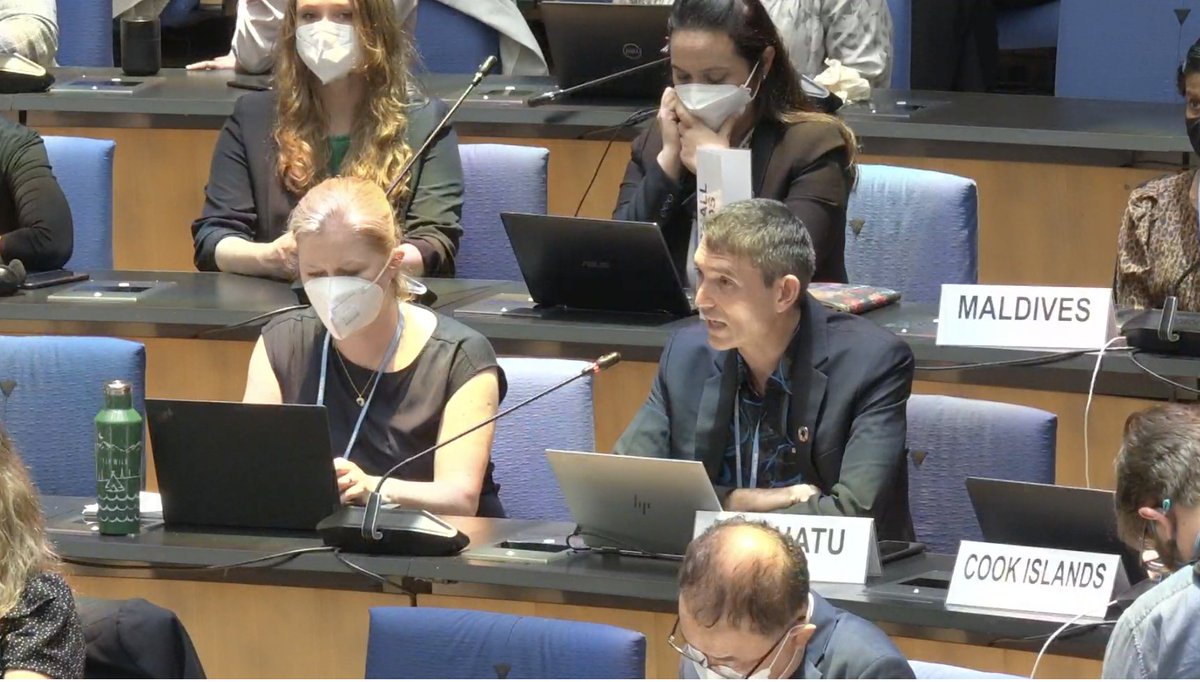 CANIntl's tweet photo. π»πΊVanuatu: Here we are again at the end of another dialogue on finance for #LossandDamage where we have given concrete examples and we request again that these are fully captured. More than 2/3rds of countries in this room have asked for finance to address L&D (22/X) #SB656 https://t.co/sOqSqWCOpi
