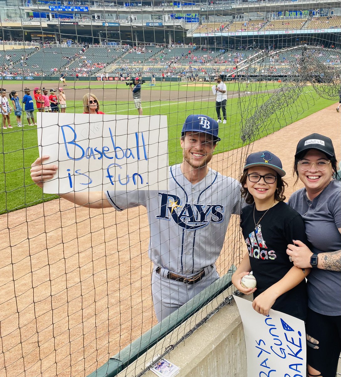 @BaseballisFun__ thank you @Brett_Phillips8 for making my wife and sons day and taking the time to say hi. It was such a special moment as you are her favorite player and it meant the world to both of them.