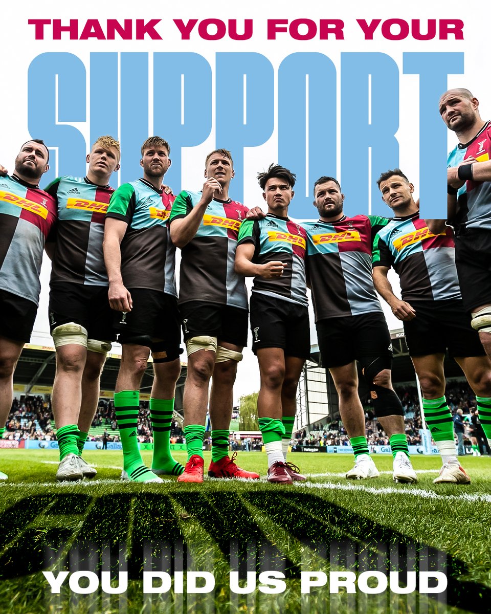 👏 You've been there every step of the way. From everyone at Harlequins, thank you. #COYQ