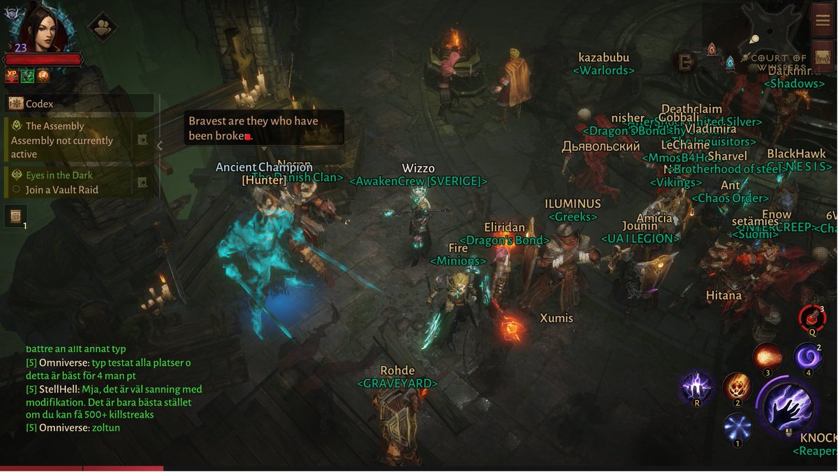 Tobbsi88's tweet photo. @DiabloImmortal 

"Bravest are they who have been broke(n)."
Pay and maybe just maybe get a 5star gem. https://t.co/qgqqgklR2V