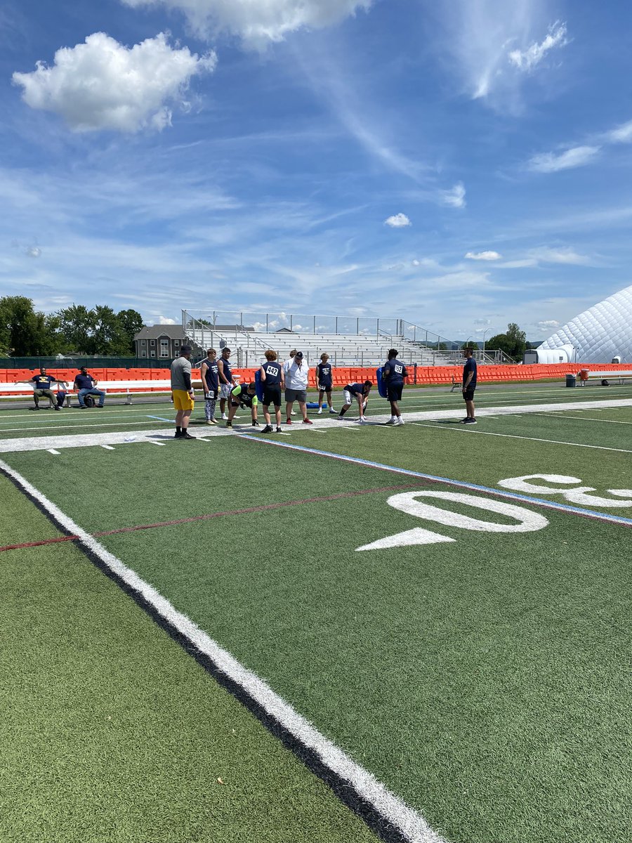 Did you know <a href="/Coach_Dow/">Terry Dow</a> <a href="/ColgateFB/">Colgate Football</a> has worked every year of College Prep Football Camp…20 years and still teaching and coaching!