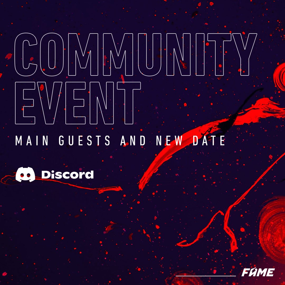 famemmatv's tweet photo. 2 hot news for the upcoming Community Event:

- main guests will be FAME MMA Founders @iamwojtekgola and K. Rozpara
- we'll talk about the future of $FAME token and its utilities, our upcoming NFT collection and our own NFT marketplace

Hit the RT if you want the world to know 😎 https://t.co/0RS2v67zCk