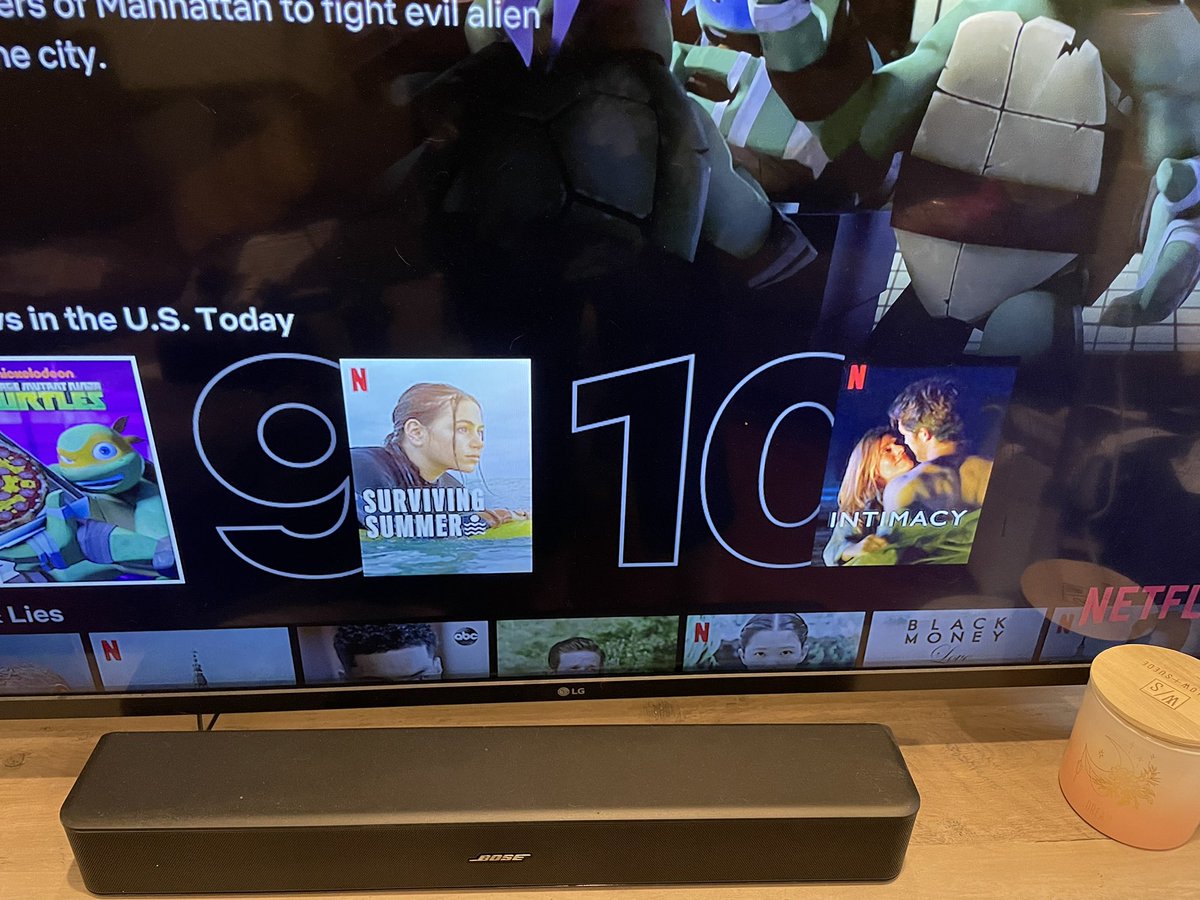 #10 in U.S. Intimacy #intimidadnetflix #Intimidad