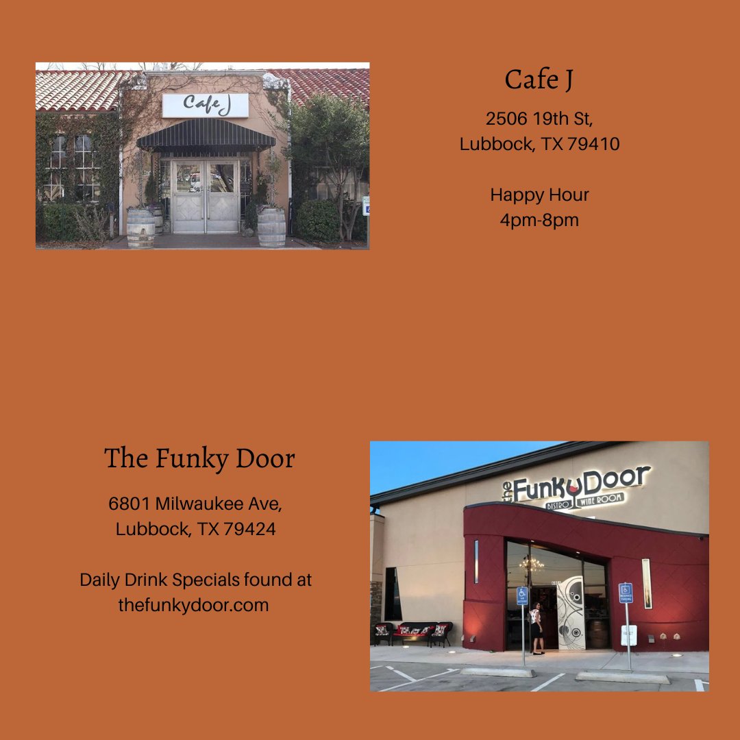CampusLiveTTU's tweet photo. Your Lubbock happy hour guide brought to you by Campus Live!
🍻🍷🍸🍹 #LBKLocal #TTULive #HappyHour #SummerDrinks https://t.co/LIdWZmuRSy