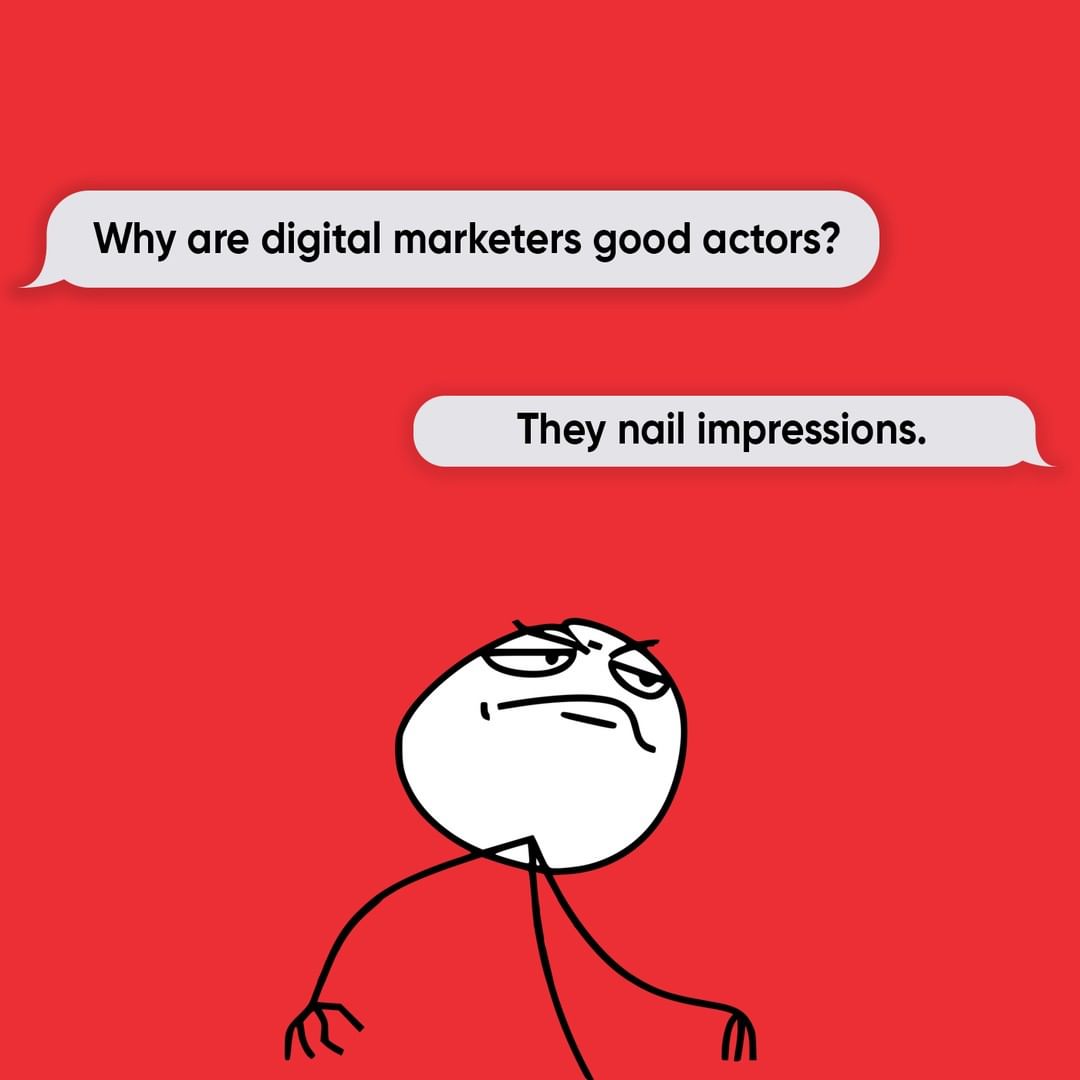 VishfaD's tweet photo. Where's the lie?
.
.
#memes #digitalmarketing #digitalmarketiingmemes #vishfa #impressions #growthhacking #digitalmarketingagency https://t.co/J0Nu6KQQ9u