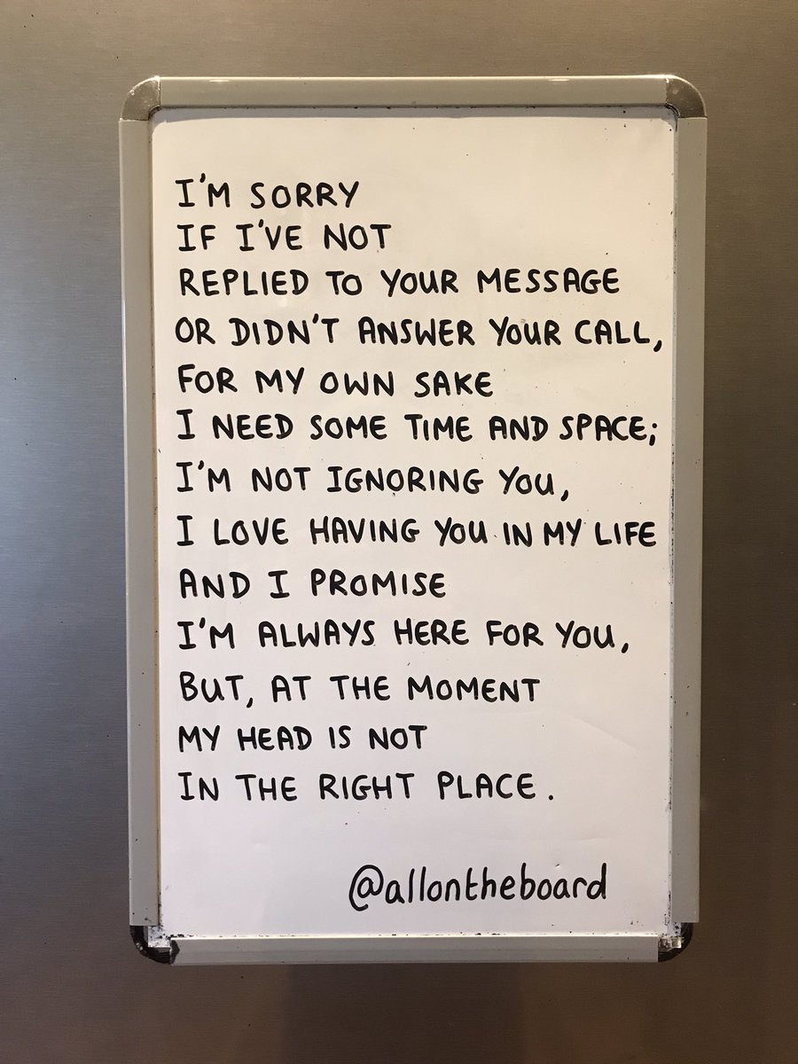 allontheboard's tweet photo. I’m sorry if I’ve not replied to your message or didn’t answer your call. https://t.co/04XwlquUc1