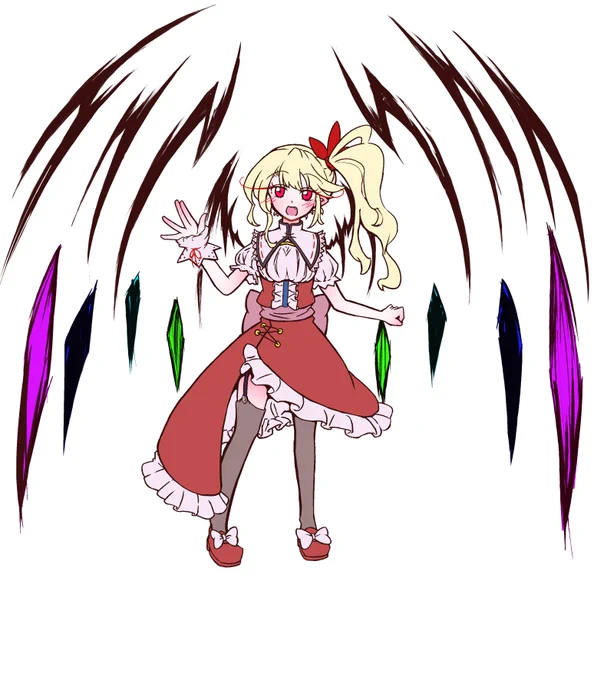 ブラッシュアップしたフランドールちゃんです#フランドール・スカーレット #東方Project 