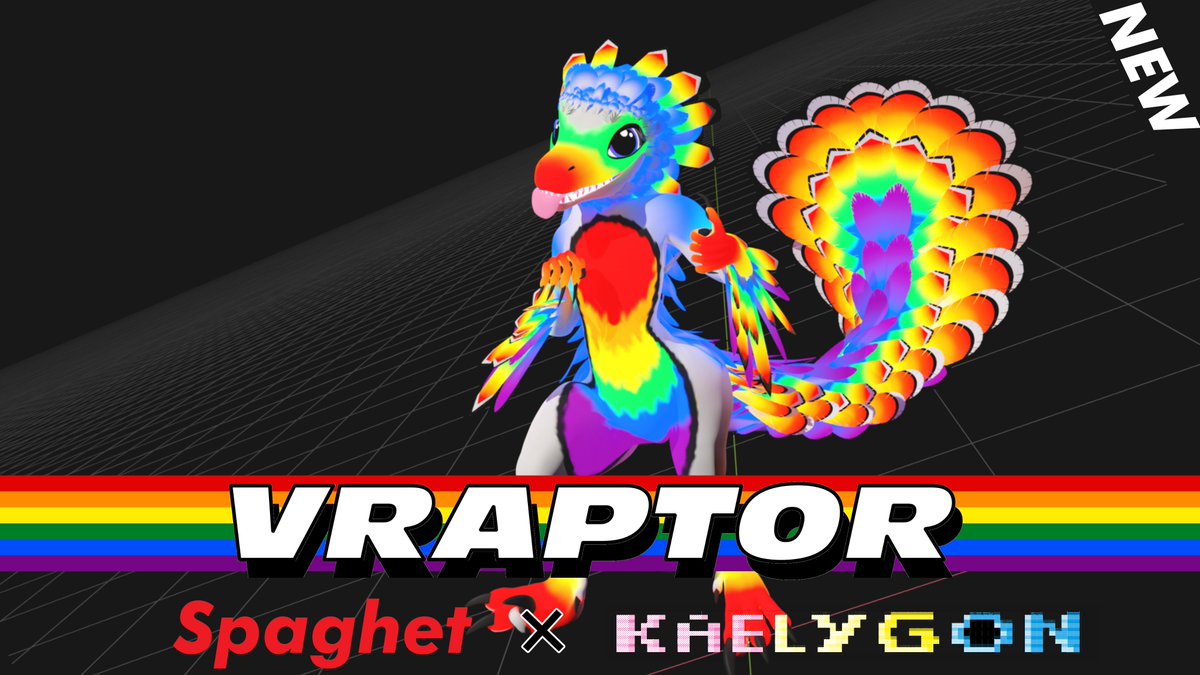 spaghet_vr's tweet photo. Introducing your next VRChat Avatar
RT to win custom VRaptor #1
Ræffle ends June 16th -Beta launch day🔜🦖 https://t.co/0rEnzh2u5y