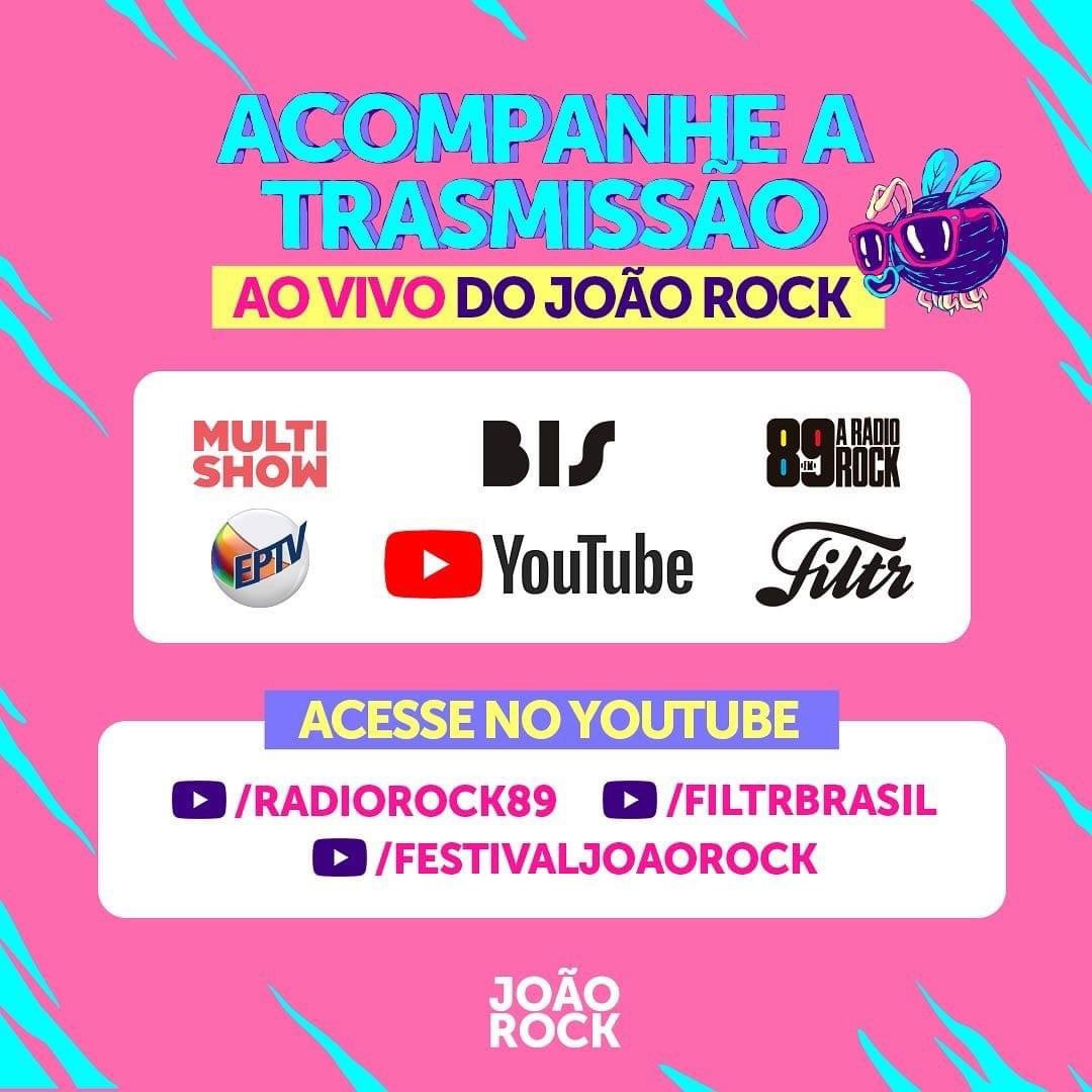 Senhoras e senhores, hoje acontece a estréia da turnê #PittyNando.
Às 23h20 no palco do festival <a href="/joaorock/">João Rock</a> ! E quem não vai conseguir ir, tem a opção de ver de casa por todos esses canais, não tem desculpa pra ficar de fora, bóra com <a href="/pitty/">⚡️PITTY⚡️</a> e <a href="/nando_reis/">Nando Reis</a> nessa? 😍