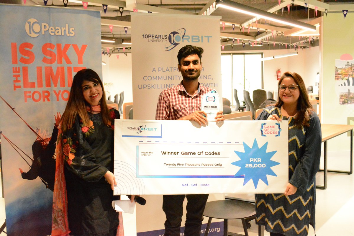 10PUniversity's tweet image. 👨💻 Let’s code!
Game of Codes, an on-site #SpeedProgramming Coding #competition was held in Lahore earlier today. Coding enthusiasts competed against each other to crack thrilling #coding challenges presented to them in the quickest time possible.
Check out some shots below!