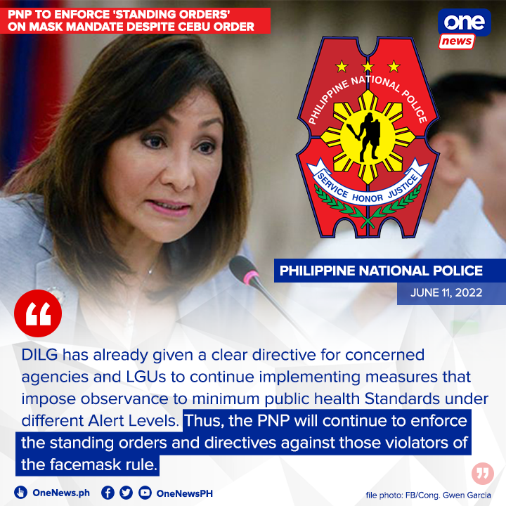 ONE News PH on Twitter "The Philippine National Police maintains it will continue enforcing the