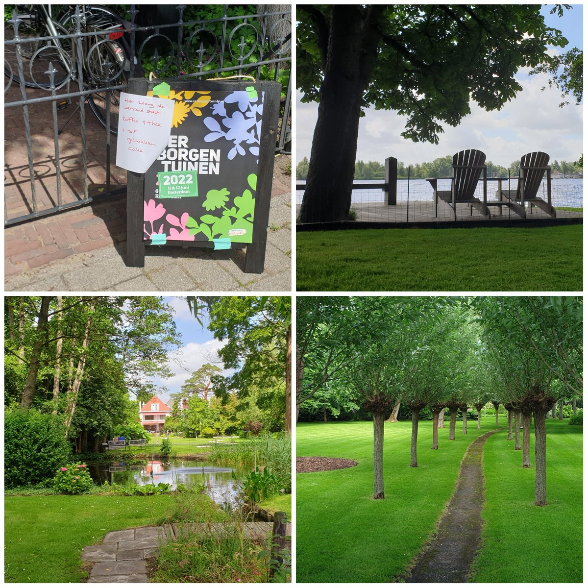 Prachtige #tuinen in #Hillegersberg #Rotterdam <a href="/VerborgenTuinen/">Verborgen Tuinen</a> #verborgentuinen. Even gluren bij de buren... 😉