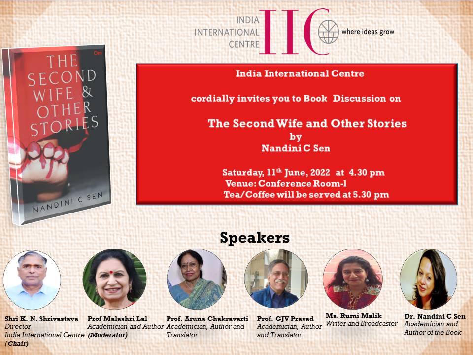 iamnisaarr's tweet photo. Book Discussion on "The Second Wife and Other Stories" by @NandiniCSen at @iicdelhi.  @gjvprasad #RumiMalik #MalashriLal #ArunaChakravarti #KNShrivastava @abhaychawla13
#TheSecondWifeandOtherStories #NandiniCSen #bookdiscussion  #BookLover #Literature #SahityaAkademi #stories https://t.co/6cmQ4AVCt1