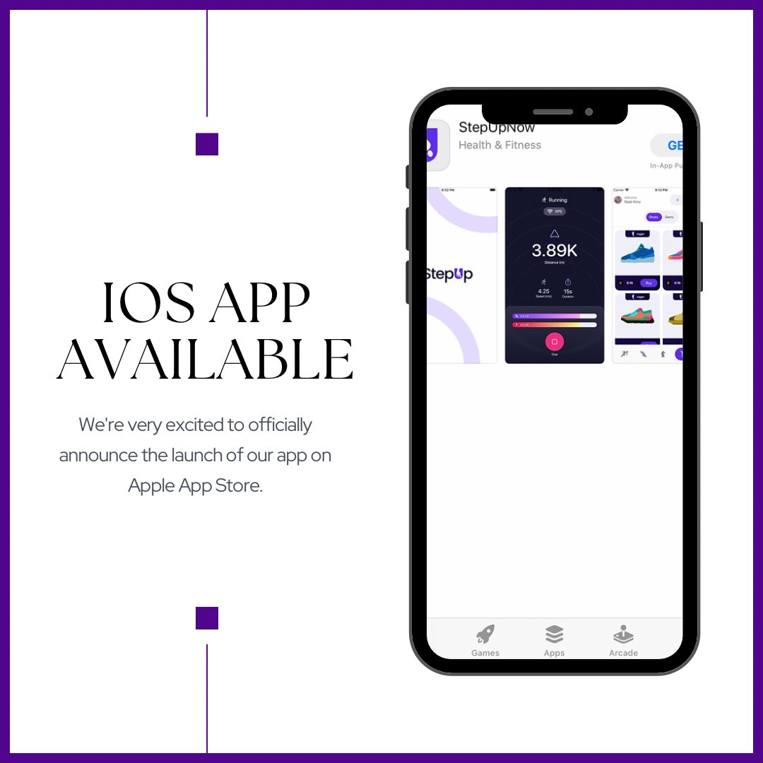 stepping_it_up's tweet photo. 🔔 Announcement 🔔

Hey Stepperz,
Our iOS app is officially available on the App Store 

https://t.co/mOIJQ0YaJ5

Simplified UI and limitless users.

Every step counts 
We are stepping up 🚀 https://t.co/m4mAtue9pj