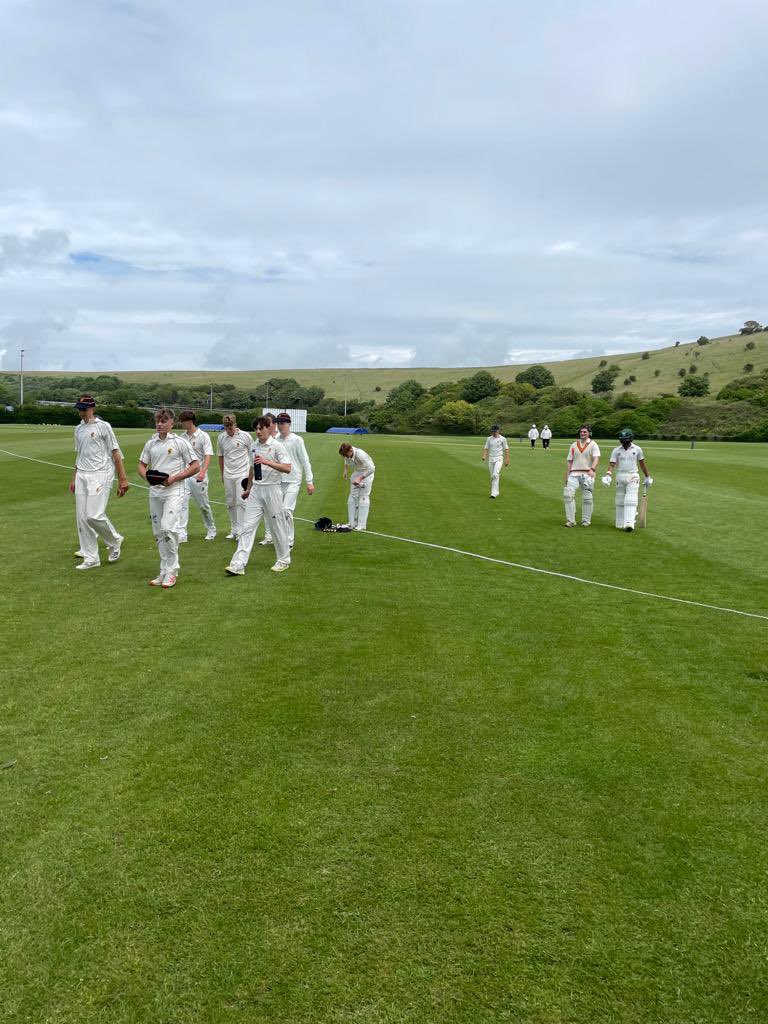 BC_Cricket's tweet photo. It was great to host @MCCOfficial at The Jubilee Ground on Thursday. U15 Felix made his 1st XI debuts at took a wicket! Good luck to all BC cricketers playing today. https://t.co/TjNBDIBuuL