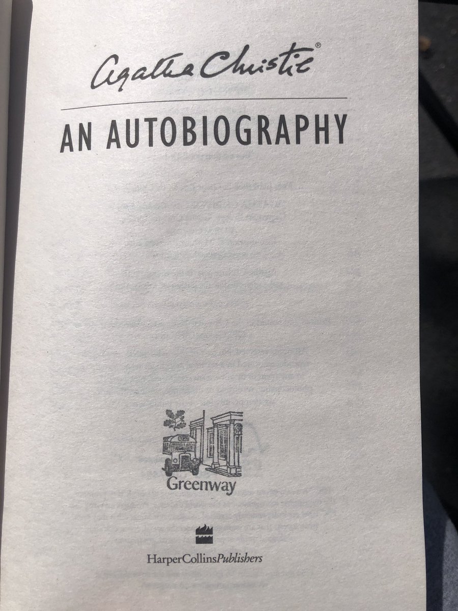 Copytwilight's tweet image. If you go to Greenway (Agatha Christie’s holiday home) and buy a book, they’ll stamp it for you and honestly it makes me embarrasingly happy #itsthelittlethings