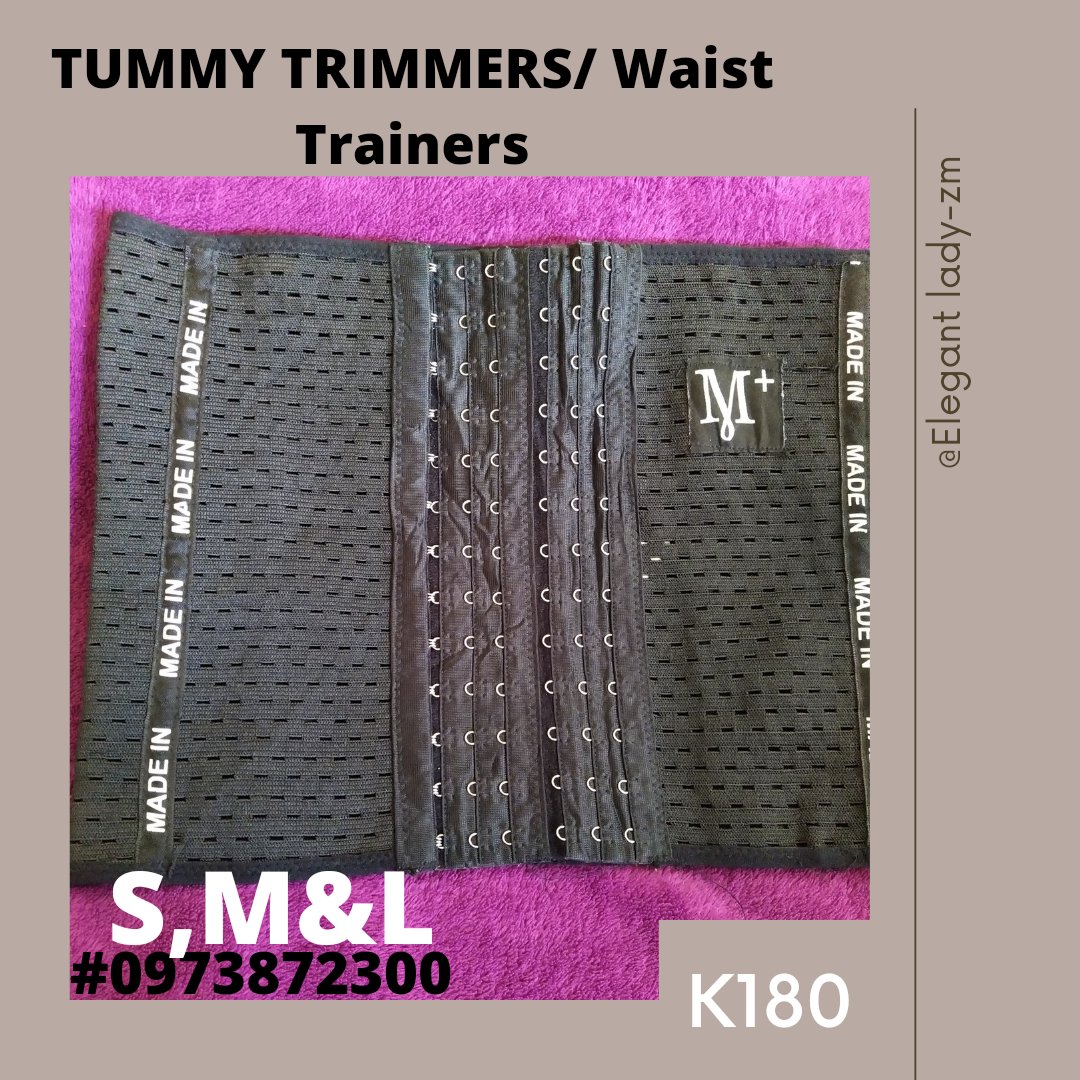 #TummyTrimmers/ #WaistTrainers available in Kitwe at k200 and k180. Kindly retweet 🥺🙏
☎️0973872300
#ZedTwitter