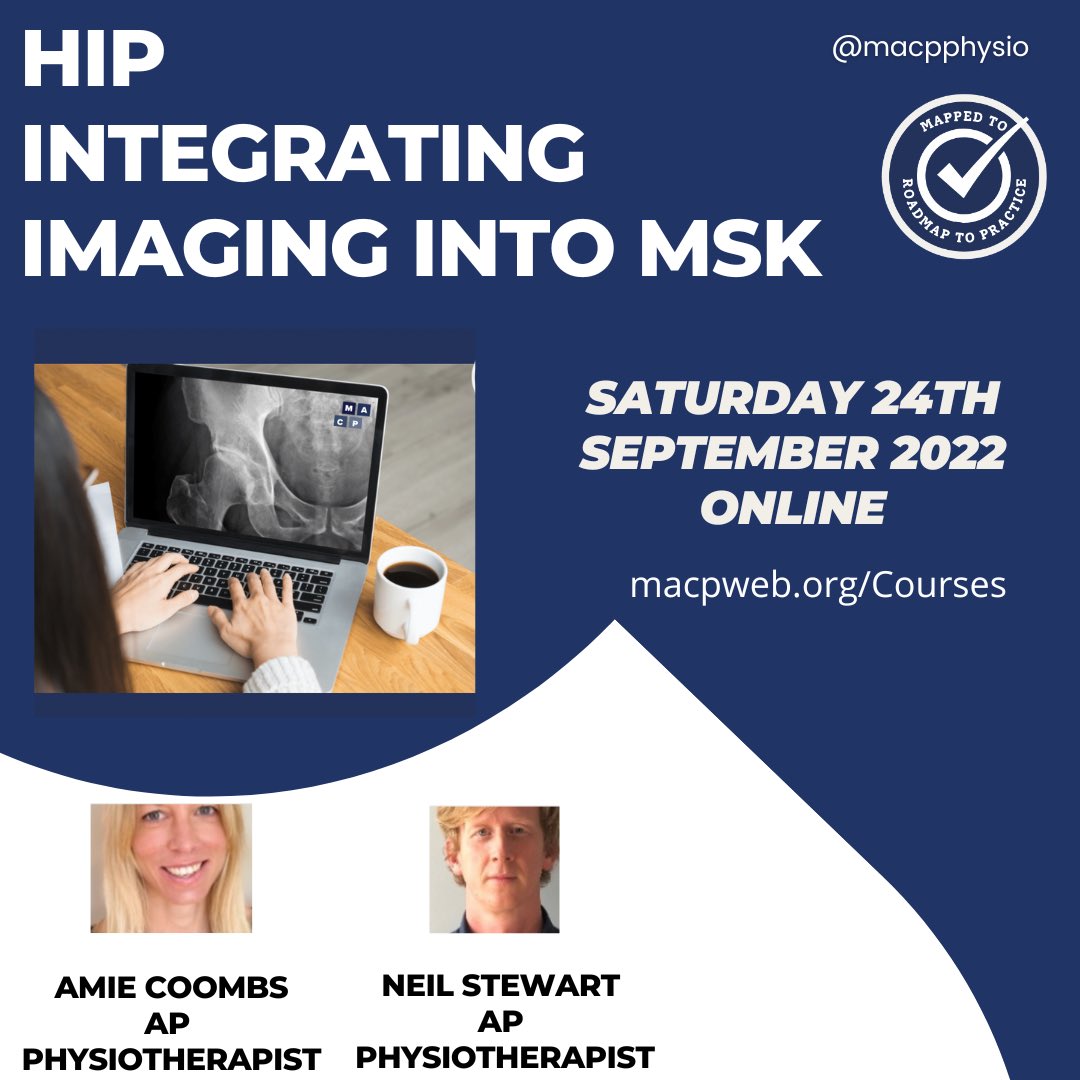 Want to improve your understanding when looking at pelvic and hip imaging?

Integrating Imaging into MSK: Hip  course is back!!
24.09.22 Online.
Come and learn from the best                         
Book your seats now 👇🏽
macpweb.org/Courses