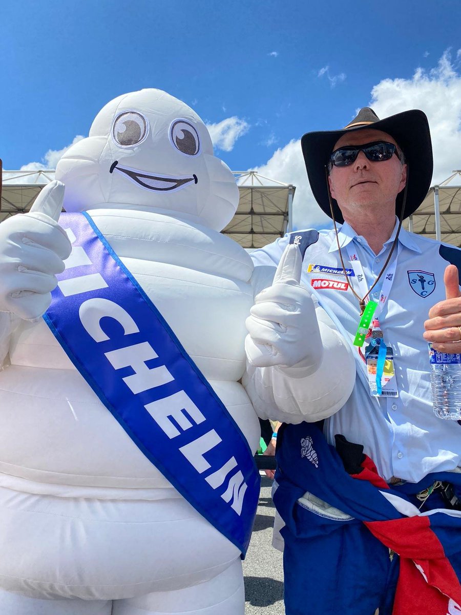 Michelin_Sport's tweet photo. This is a Bibendum appreciation tweet from the @24hoursoflemans starting grid 🤍

#MichelinLeMans24 #LeMans24 https://t.co/4BbhPmFTV2