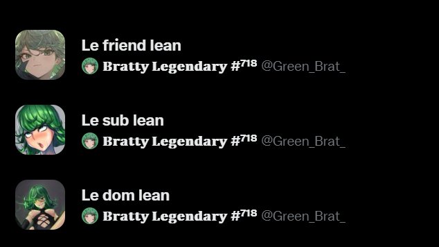 𝐁𝐫𝐚𝐭𝐭𝐲 𝐋𝐞𝐠𝐞𝐧𝐝𝐚𝐫𝐲 #⁷¹⁸ 《𝟓𝟎%》 tweet media