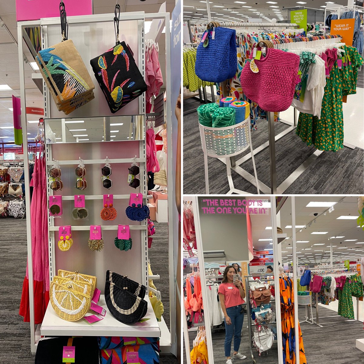 “Hello, There!” TabithaBrownXTarget has arrived and we r here for all the confidence and sass this collection has Special thanks to Megan for all her help  😍😜 #visualmerchandiser #target #TabithaBrownXTarget #Collab