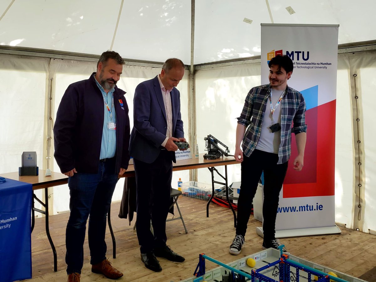 MTU Science for Life (@mtuscience4life) on Twitter photo It was a pleasure to meet An Taoiseach <a href="/MichealMartinTD/">Micheál Martin</a> at our #VEX stand at #CorkCarnivalofScience in Fitzgerald's Park this morning. An Taoiseach is pictured here with <a href="/DavidFHodge/">David Hodge</a>- VEX Officer, and Dean Hodge 🤖 It was a pleasure to meet An Taoiseach <a href="/MichealMartinTD/">Micheál Martin</a> at our #VEX stand at #CorkCarnivalofScience in Fitzgerald's Park this morning. An Taoiseach is pictured here with <a href="/DavidFHodge/">David Hodge</a>- VEX Officer, and Dean Hodge 🤖