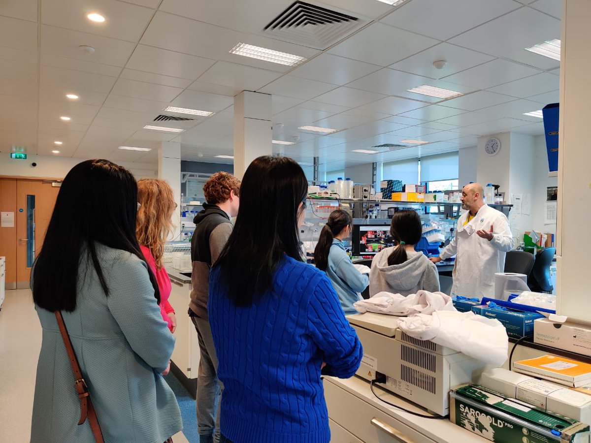 sysbioire's tweet photo. First Lab Tour underway! David Gomez going in-depth on the work we do at the bench every day! #ucdfestival #labtours #handson #loveirishresearch https://t.co/0udCM1JVug