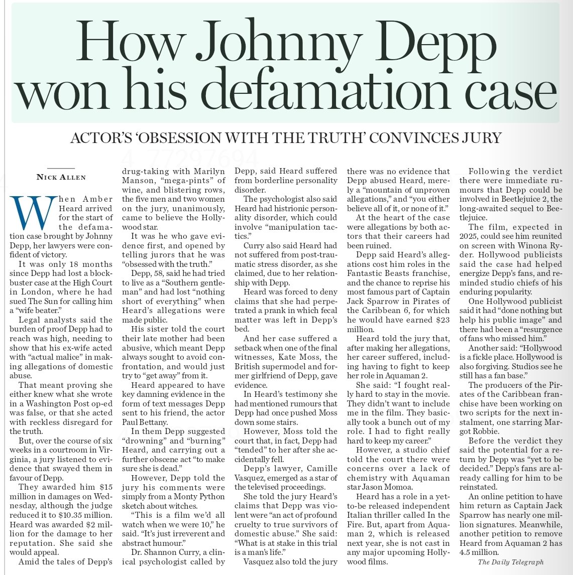 "Tell the world, Johnny, tell them,'Johnny Depp, I, a man, I'm a victim too of domestic violence'. And see how many people believe or side with you." - Amber Heard to Johnny Depp, after falsely accusing him of domestic violence.

#AmberHeardlsAnAbuser #AmberHeardIsALiar