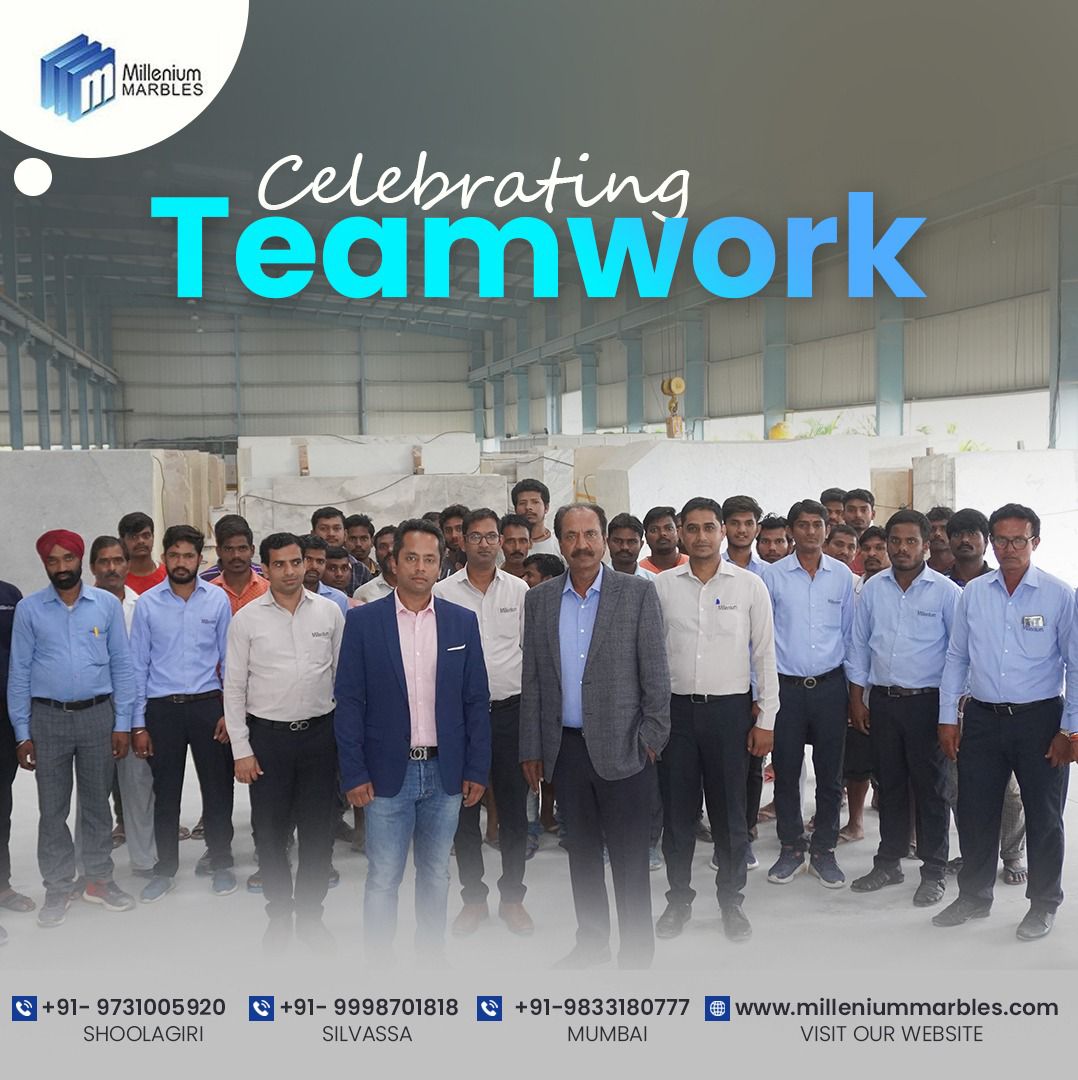 milleniummarble's tweet photo. At Millenium Marbles, we owe our offerings to the hardworking workers of our factory without whose determination & spirit, we wouldn’t have been able to transform our dreams to reality. ♥️💯
#BestAtMillenium #MilleniumMarbles #factoryworkers #importedmarbles #onyx #granite https://t.co/y2YWgLEr7i