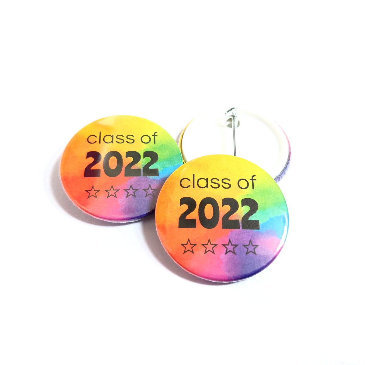 Just listed in my <a href="/Etsy/">Etsy</a> shop: Class of 22 Rainbow Badge 

The perfect end-of-term, keepsake gift for 2022 School Leavers! etsy.me/3NMLmci