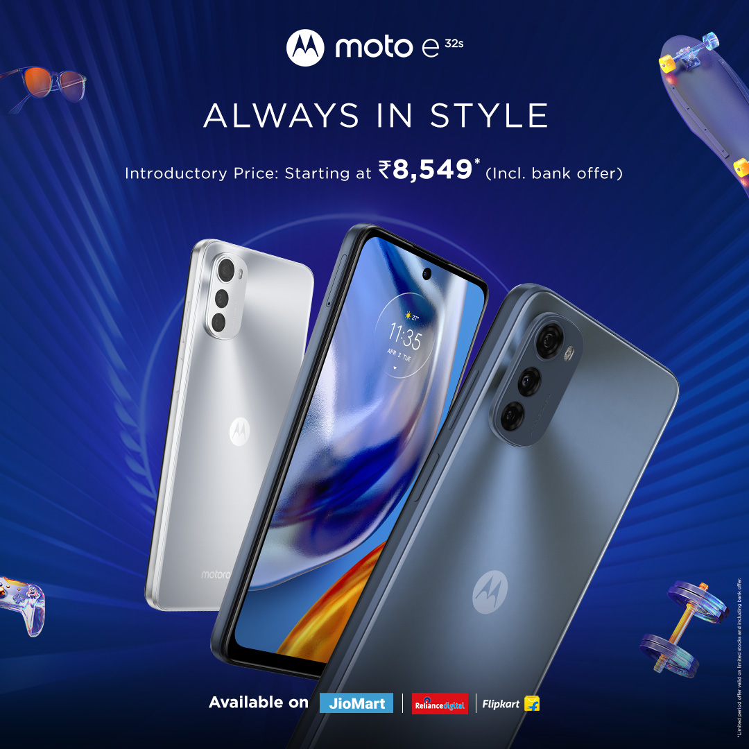 Motorola India on Twitter "Get the style you’re craving with motoe32s. The ultra slim